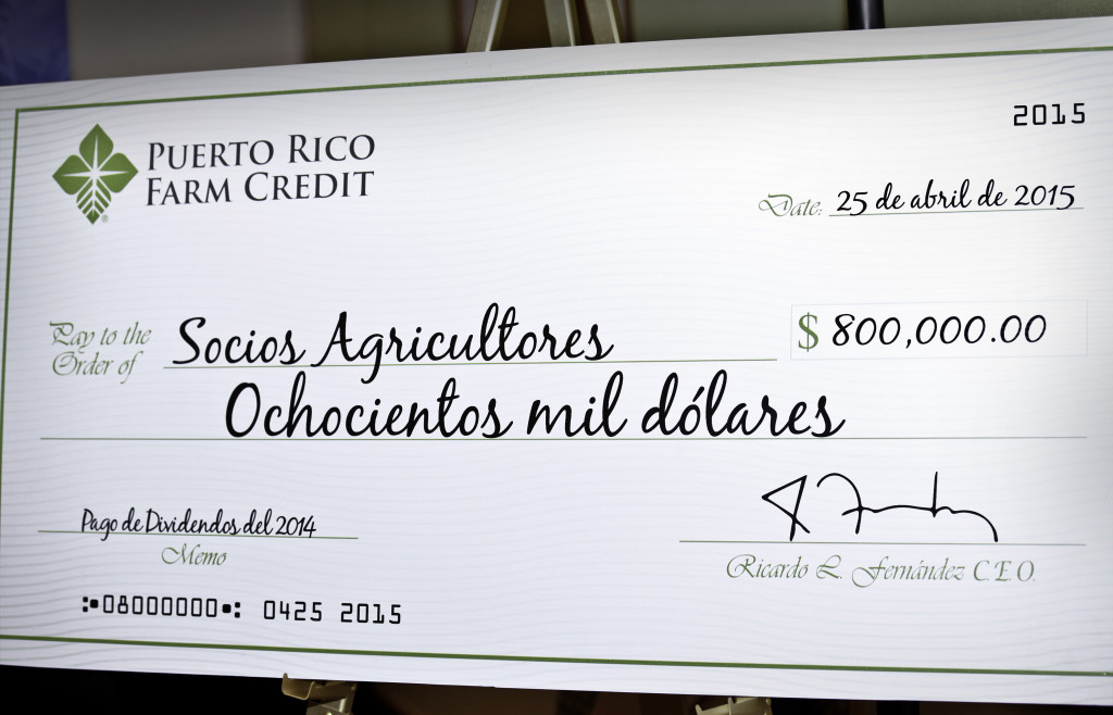 La Puerto Rico Farm Credit distribuye $800 mil en dividendos