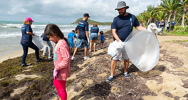 Como parte de la responsabilidad social de Medtronic a nivel global y alineado su misión, anualmente celebran en el mes de junio el Proyecto 6 que involucra el esfuerzo de trabajo de voluntarios, pacientes y jubilados para apoyar las comunidades donde viven y trabajan al mismo tiempo que contribuyen al avance de los Objetivos de Desarrollo Sostenible de las Naciones Unidas. (Foto/Suministrada) 