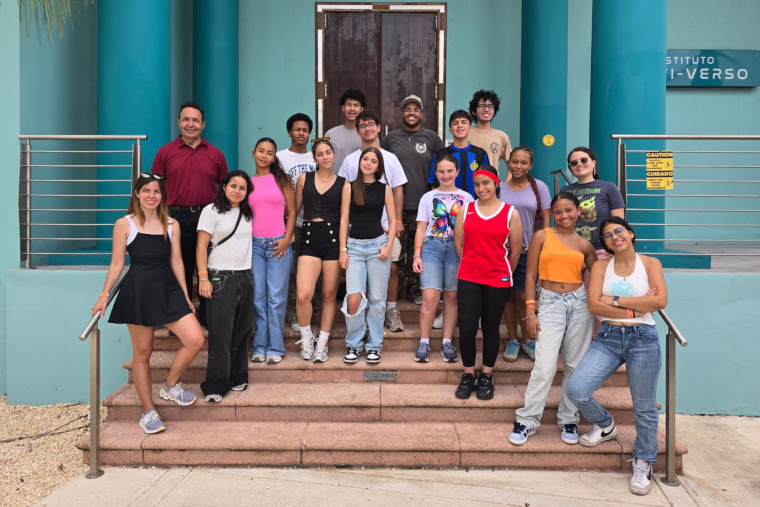 Estudiantes del Colegio María Auxiliadora disfrutando de su pasadía en el Parque de las Ciencias de Bayamón el 1 de junio de 2025 cortesía de Kamila Morell y Gerardo Morell del Puerto Rico NASA Space Grant Consortium (Foto/Suministrada)