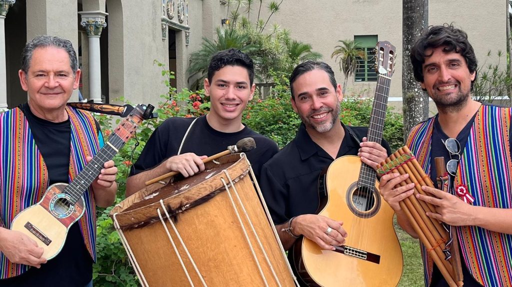 Grupo de música folclórica, Samay Taki. (Foto/Suministrada) 
